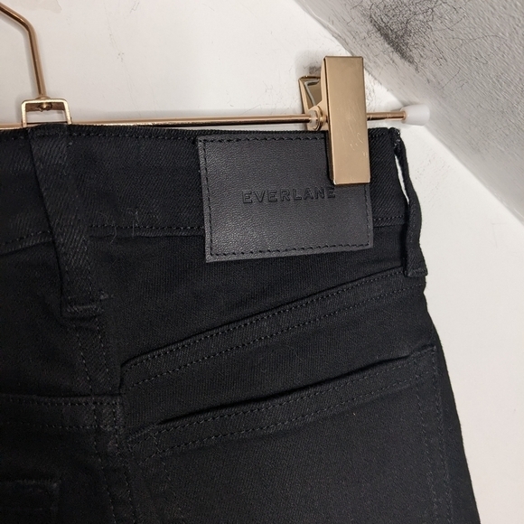 EVERLANE Black Curvy Authentic Stretch High Rise Skinny Jean NEW 23 Ankle - Picture 7 of 8